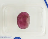 Ruby 2.73ct ALGT Certified