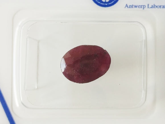 Ruby 2.11ct ALGT Certified