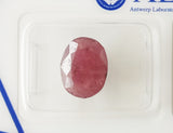 Ruby 3.85ct ALGT Certified