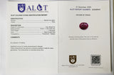 Ruby 11.58ct ALGT Certified