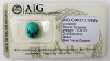 Turquoise 5.26ct AIG Certified