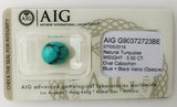 Turquoise 5.50ct AIG Certified