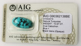 Turquoise 10.97ct AIG Certified