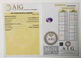 Amethyst 4.53ct AIG Certified