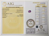 Amethyst 3.08ct AIG Certified