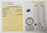 Amethyst 4.26ct AIG Certified