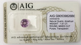 Amethyst 1.91ct AIG Certified