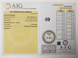 Amethyst 5.70ct AIG Certified