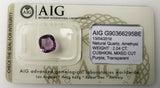 Amethyst 2.04ct AIG Certified