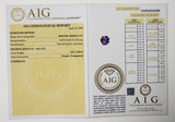 Amethyst 3.01ct AIG Certified