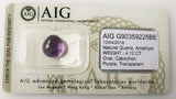 Amethyst 4.12ct AIG Certified