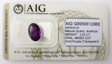 Amethyst 3.04ct AIG Certified