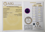 Amethyst 5.42ct AIG Certified