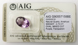 Amethyst 4.73ct AIG Certified