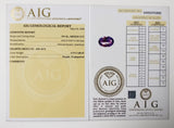 Amethyst 4.73ct AIG Certified