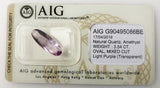 Amethyst 3.54ct AIG Certified