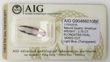 Amethyst 2.78ct AIG Certified