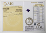 Amethyst 3.79ct AIG Certified