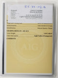 Citrine 3.19ct AIG Certified