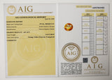 Citrine 9.14ct AIG Certified