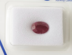 Ruby 1.25ct ALGT Certified