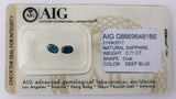 Sapphire 0.71ct AIG Certified