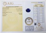 Synthetic Sapphire 2.60ct AIG Certified