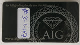 Sapphire 1.27ct AIG Certified