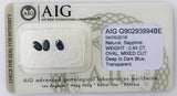 Sapphire 0.84ct AIG Certified