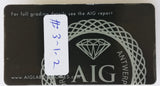 Sapphire 0.84ct AIG Certified