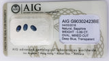 Sapphire 0.89ct AIG Certified