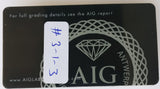 Sapphire 0.89ct AIG Certified