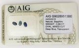 Sapphire 0.89ct AIG Certified