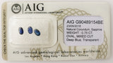 Sapphire 0.75ct AIG Certified