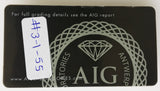 Sapphire 0.83ct AIG Certified