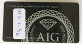 Sapphire 0.87ct AIG Certified