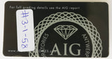 Sapphire 0.96ct AIG Certified