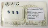 Sapphire 0.90ct AIG Certified