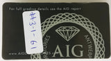 Sapphire 0.90ct AIG Certified