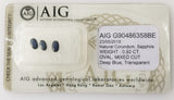 Sapphire 0.92ct AIG Certified