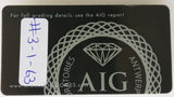 Sapphire 1.28ct AIG Certified