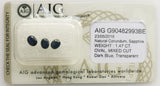 Sapphire 1.47ct AIG Certified