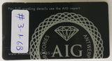 Sapphire 1.12ct AIG Certified