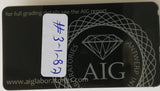 Sapphire 1.59ct AIG Certified