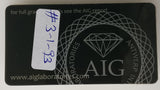 Sapphire 1.00ct AIG Certified