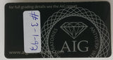 Sapphire 1.33ct AIG Certified