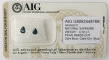 Sapphire 0.58ct AIG Certified