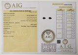 Sapphire 0.94ct AIG Certified