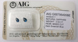 Sapphire 0.52ct AIG Certified