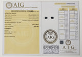 Sapphire 0.51ct AIG Certified